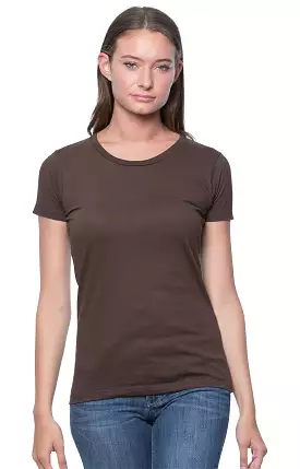 2-Pack Women's Short Sleeve Organic Fine Jersey Tee Shirt by Royal Apparel Made in USA 5001ORGW