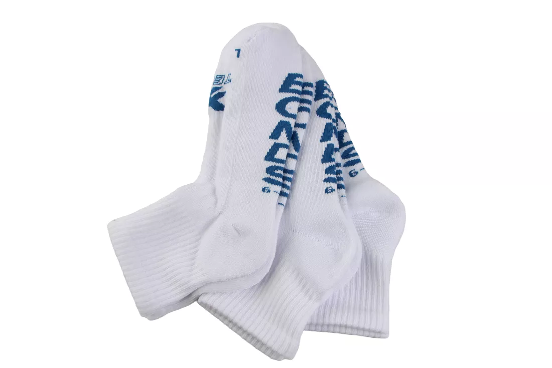 3 Pairs X Bonds Mens X-Temp Quarter Crew Socks White As8