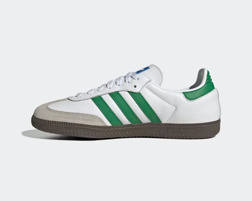 Adidas Samba OG Footwear White Green Supplier Color IG1024