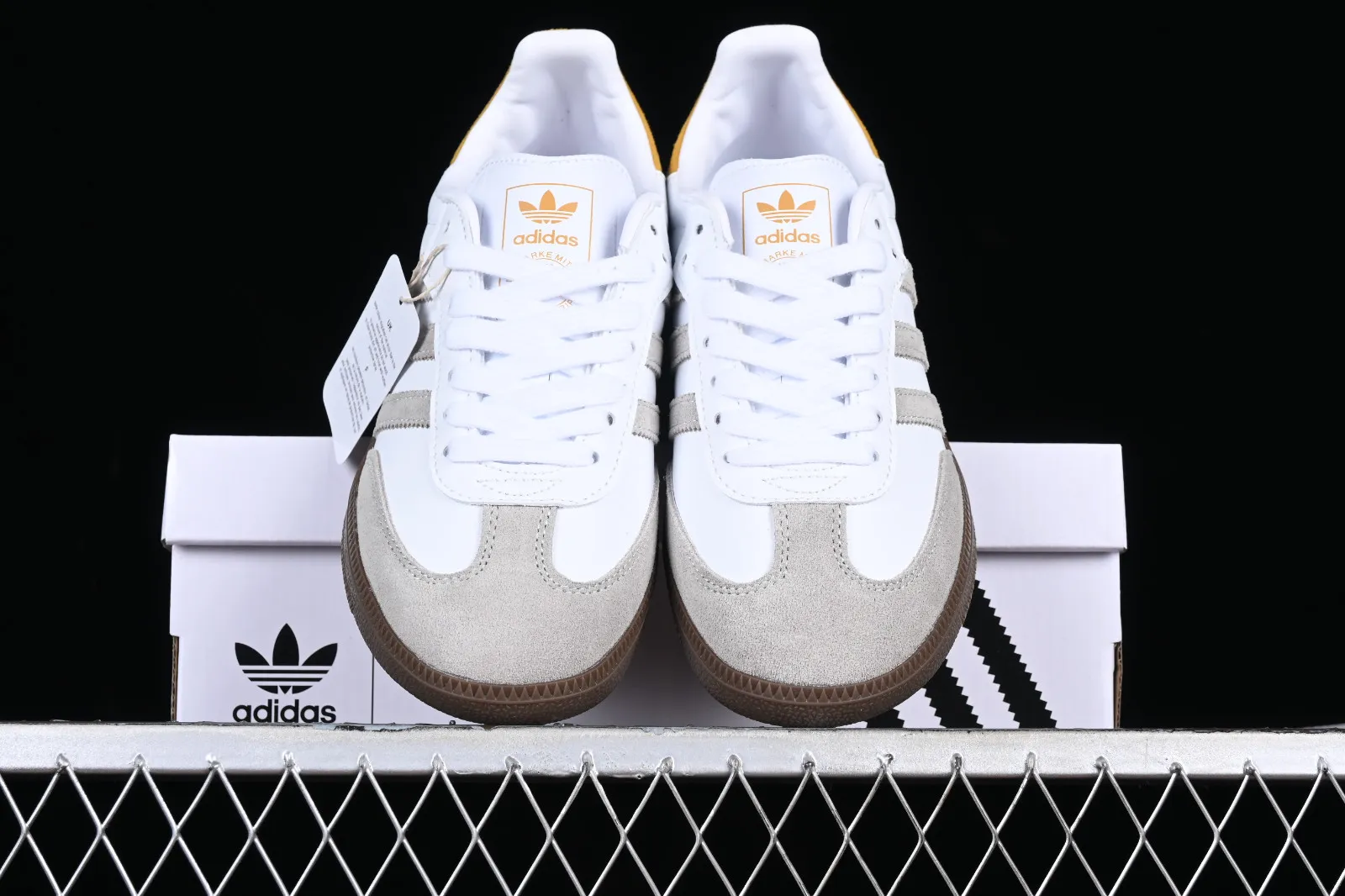 Adidas Samba OG Kith Classics Footwear White Mango Off White IE4800