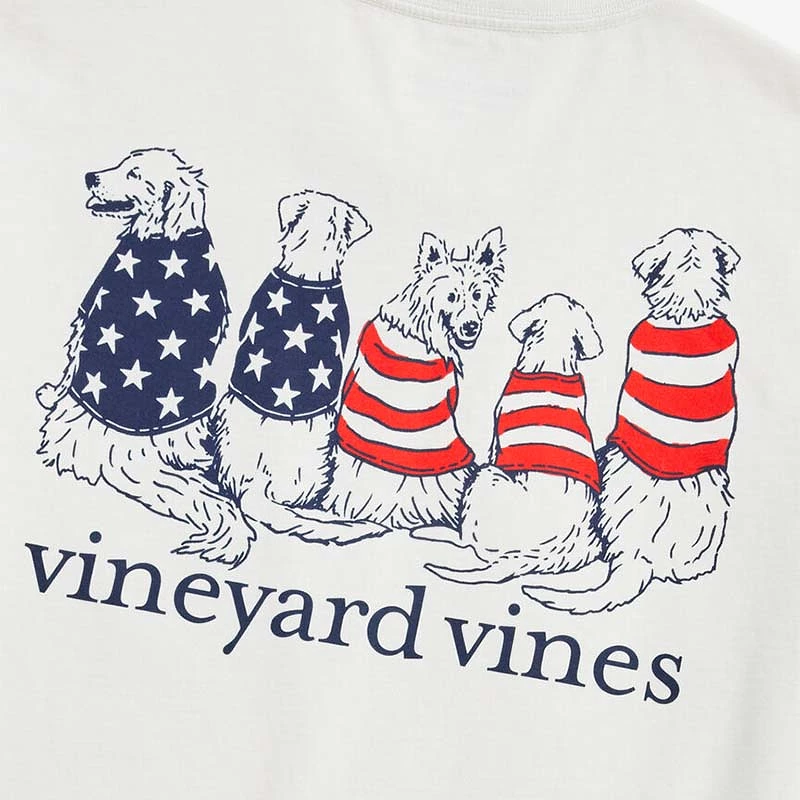 Americana Dogs Short Sleeve T-Shirt