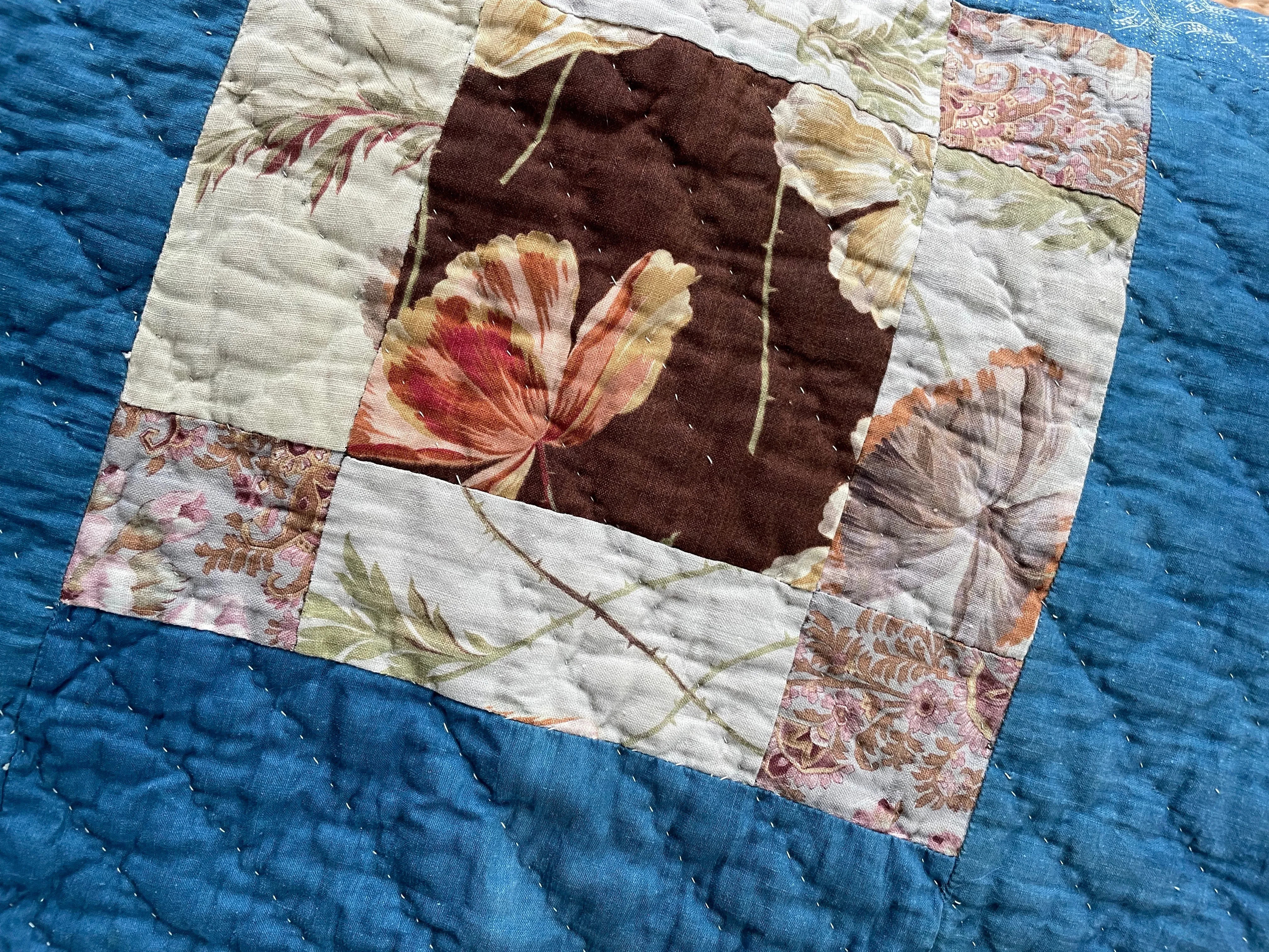 Antique Calico & Chintz Quilt