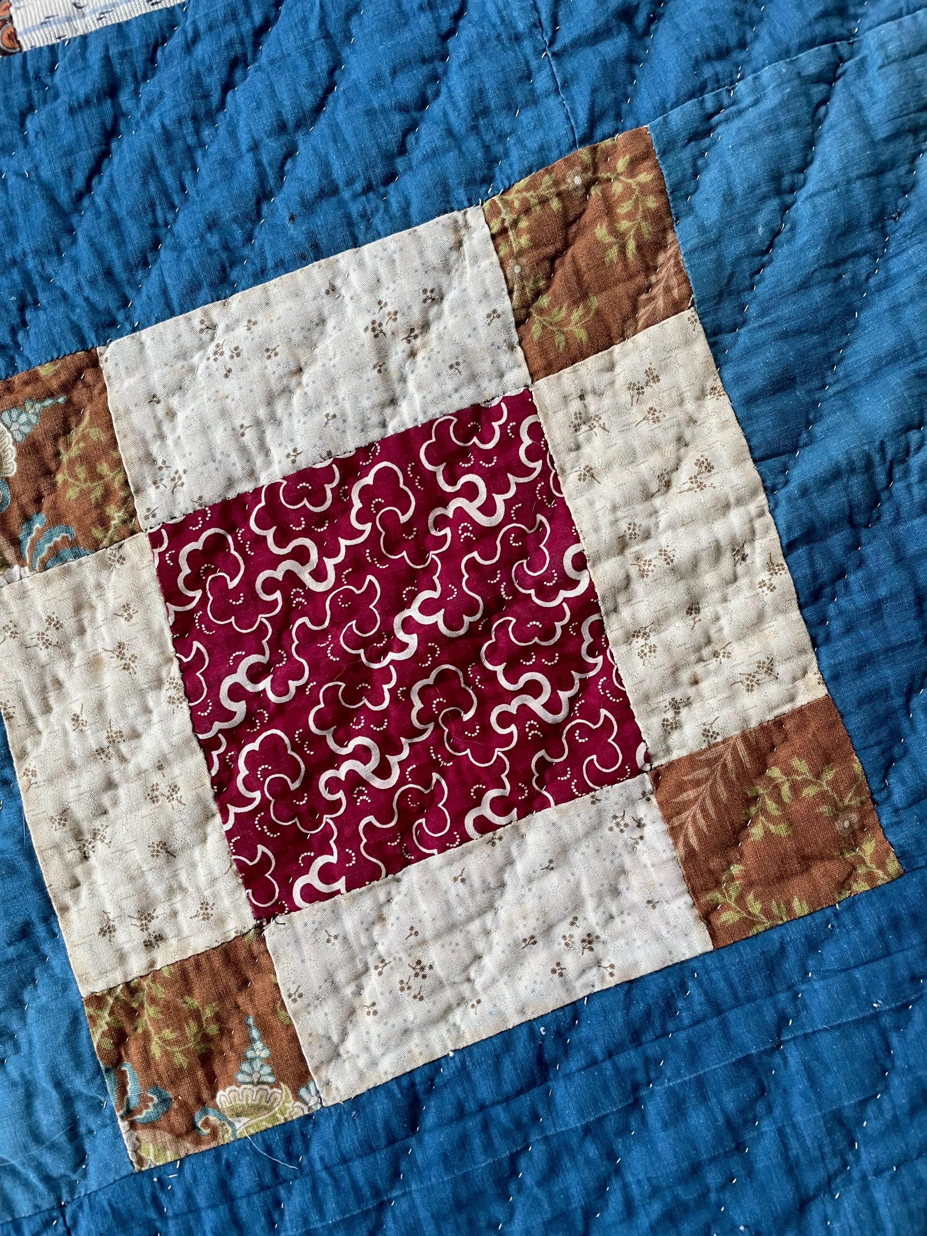 Antique Calico & Chintz Quilt