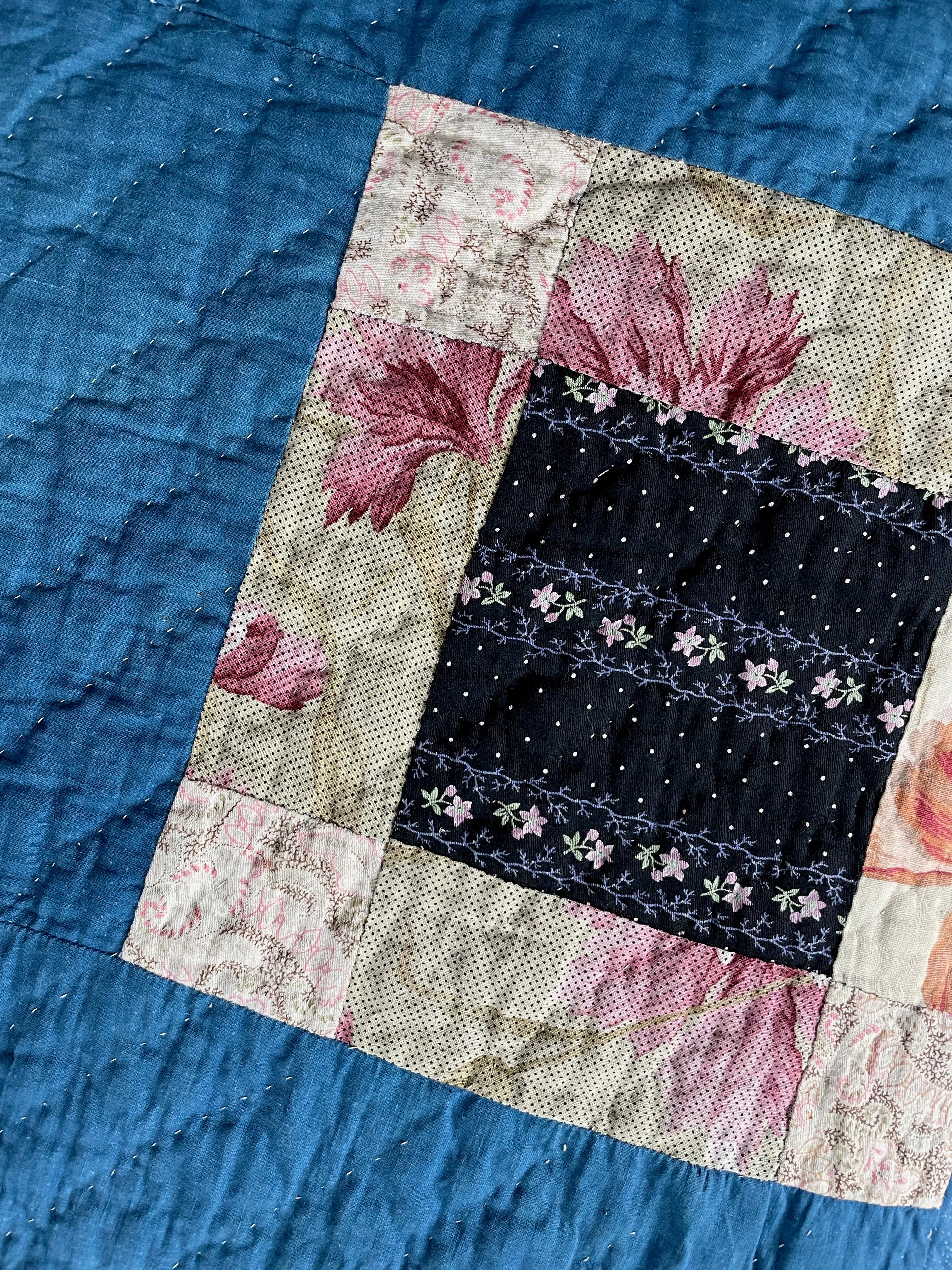 Antique Calico & Chintz Quilt