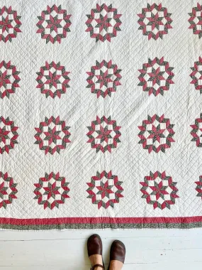 Antique Dutch Rose Quilt