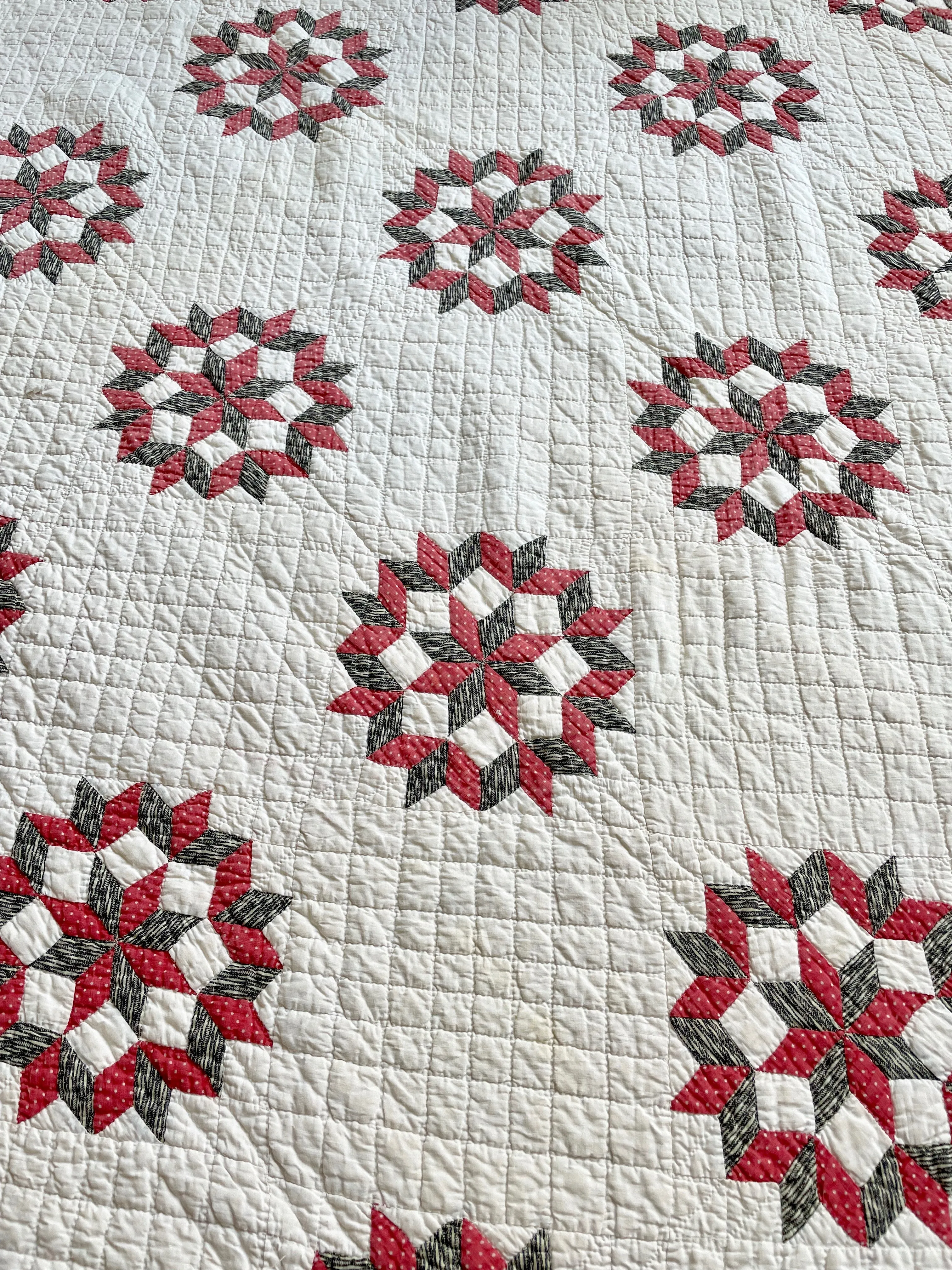 Antique Dutch Rose Quilt