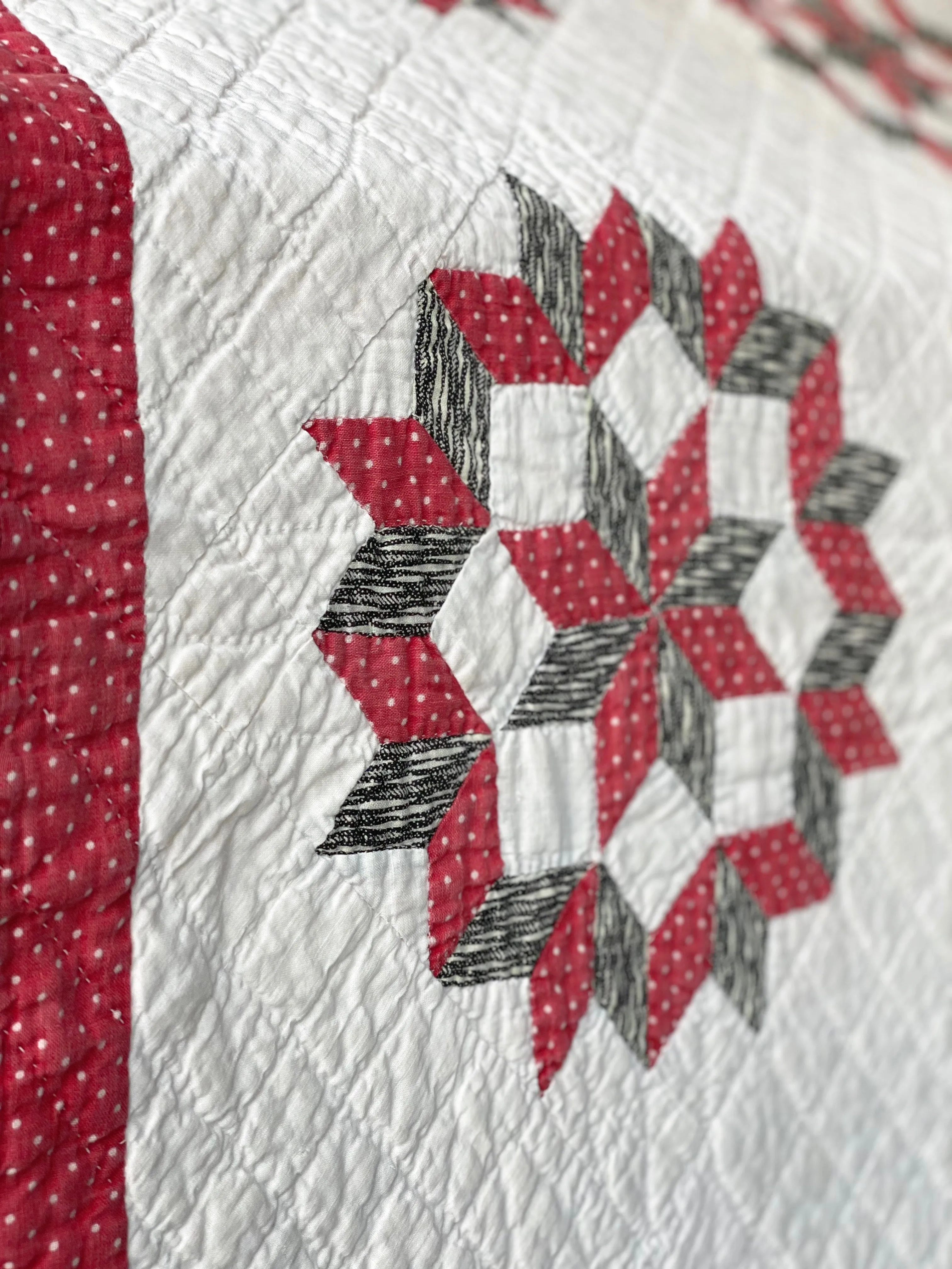 Antique Dutch Rose Quilt