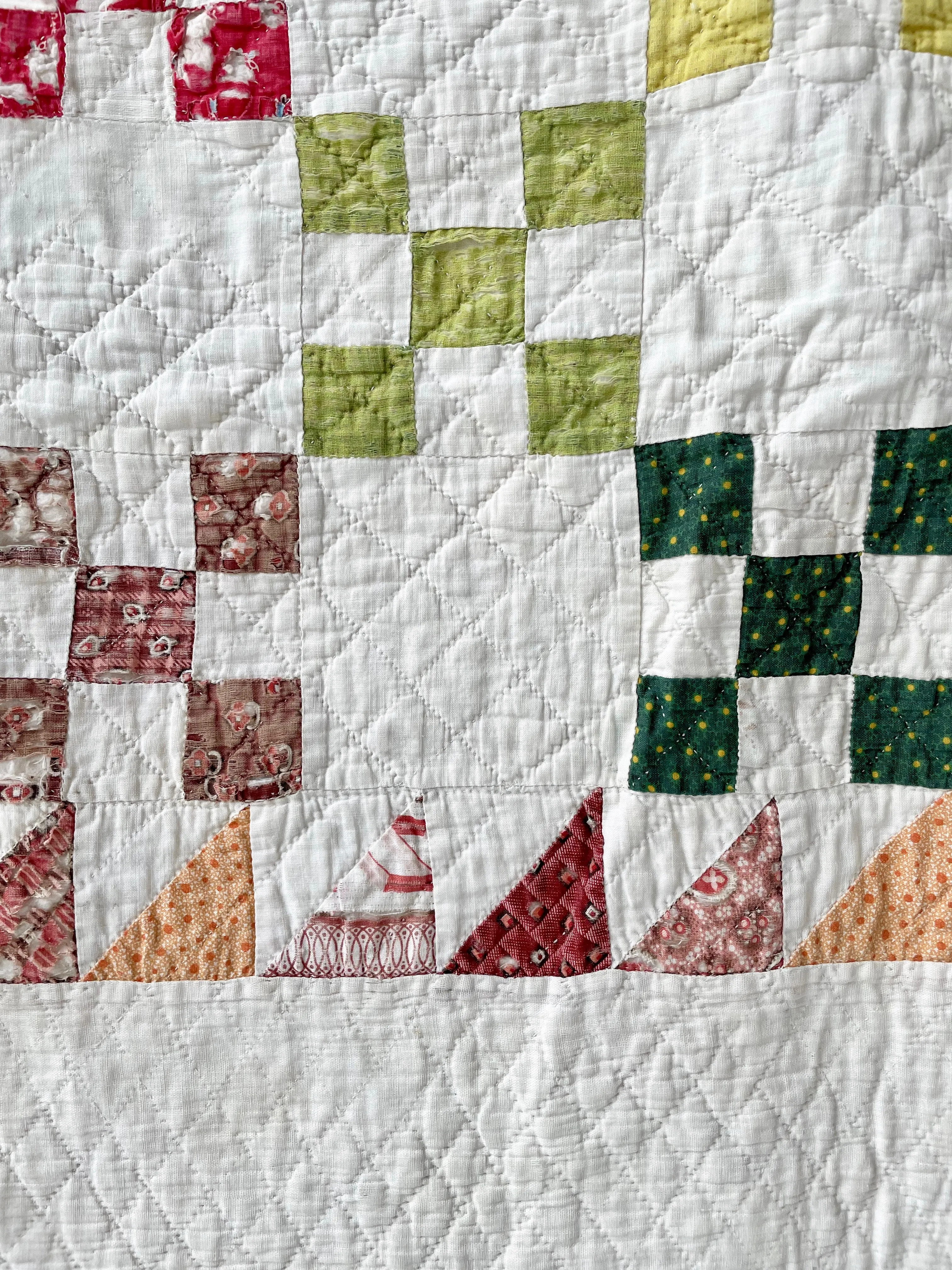 Antique Nine Patch Quilt