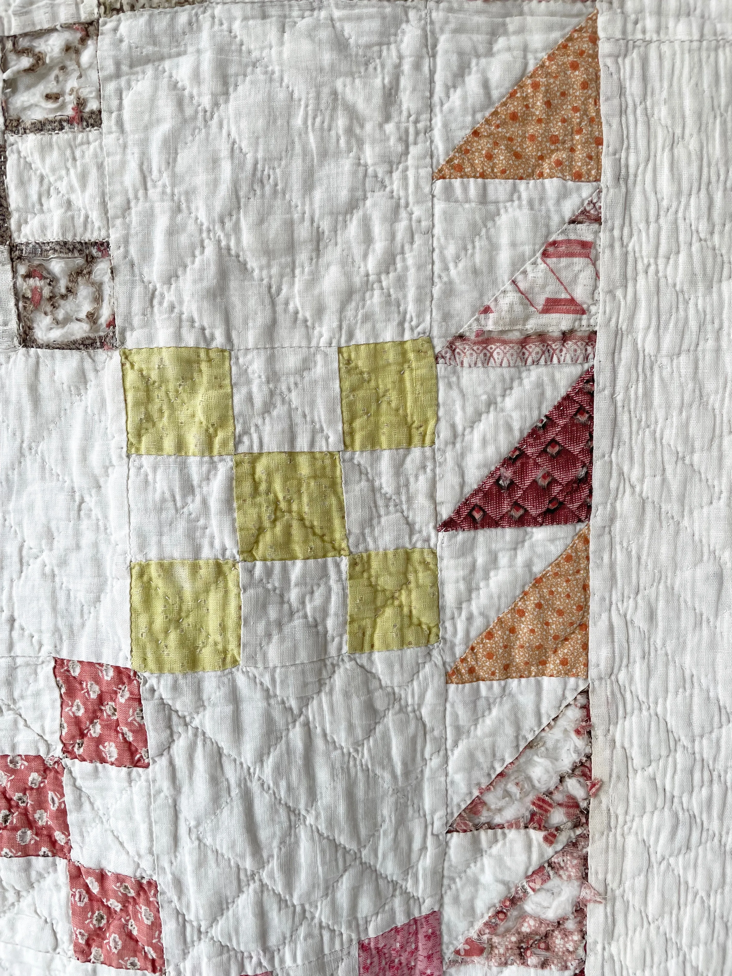 Antique Nine Patch Quilt