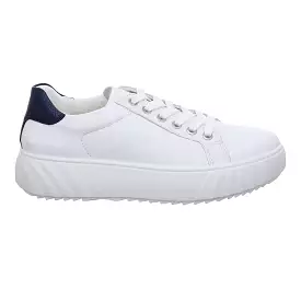 Ara Women's Mikky White/Navy Leather