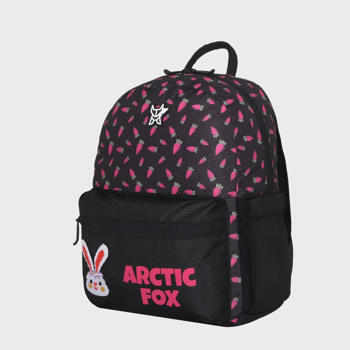 Arctic Fox Bunny Pink School Backpack for Boys and Girls