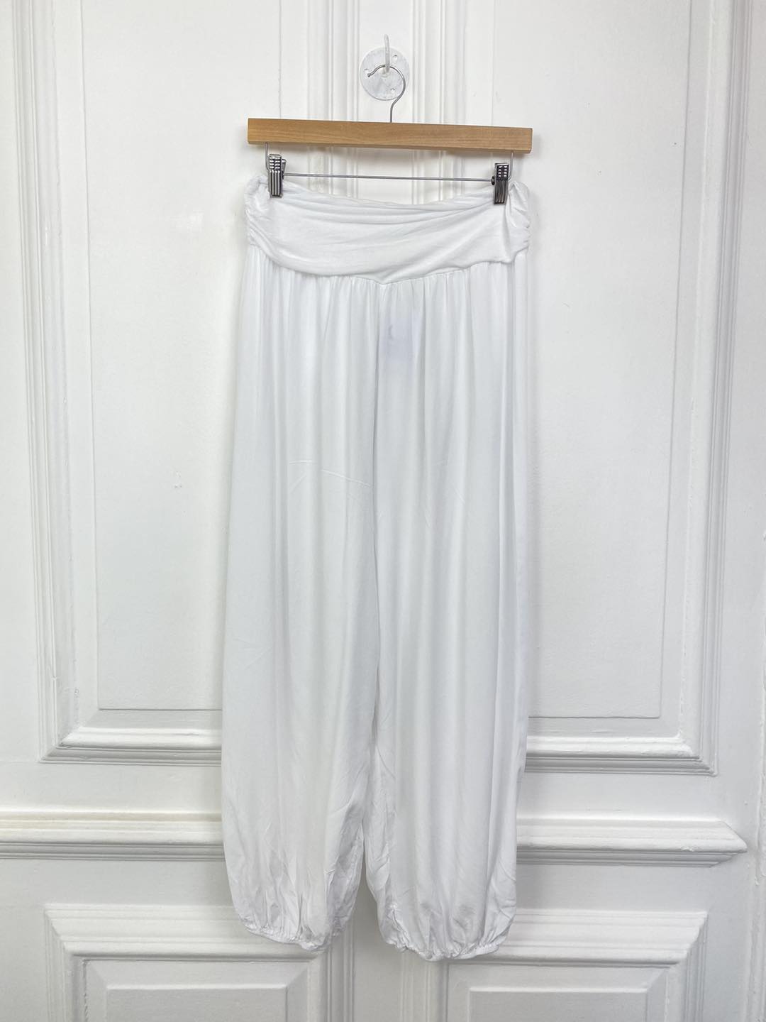 Balloon Trousers - White