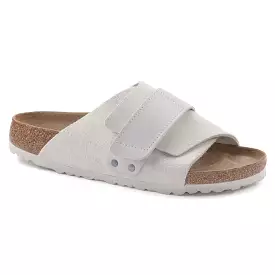 BIRKENSTOCK Men's Kyoto Nubuck/Suede Leather (Antique White - Wide Fit)