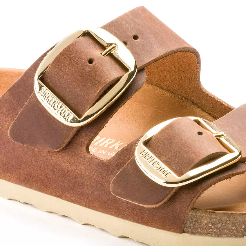 Birkenstock Women's Arizona Big Buckle Oiled Leather (Cognac)