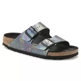 Birkenstock Women's Arizona Birko Flor (Black Iridescent)