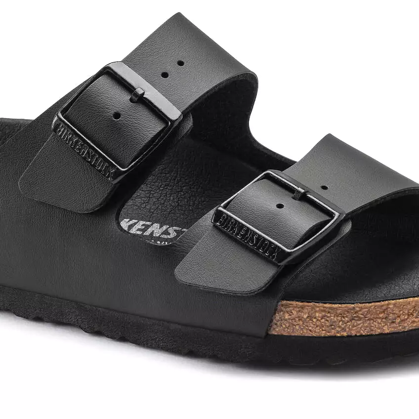 Birkenstock Women's Arizona Birko-Flor (Black - Wide Fit)