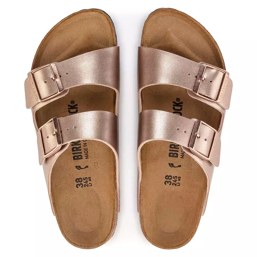 Birkenstock Women's Arizona Birko-Flor (Copper - Narrow Fit)