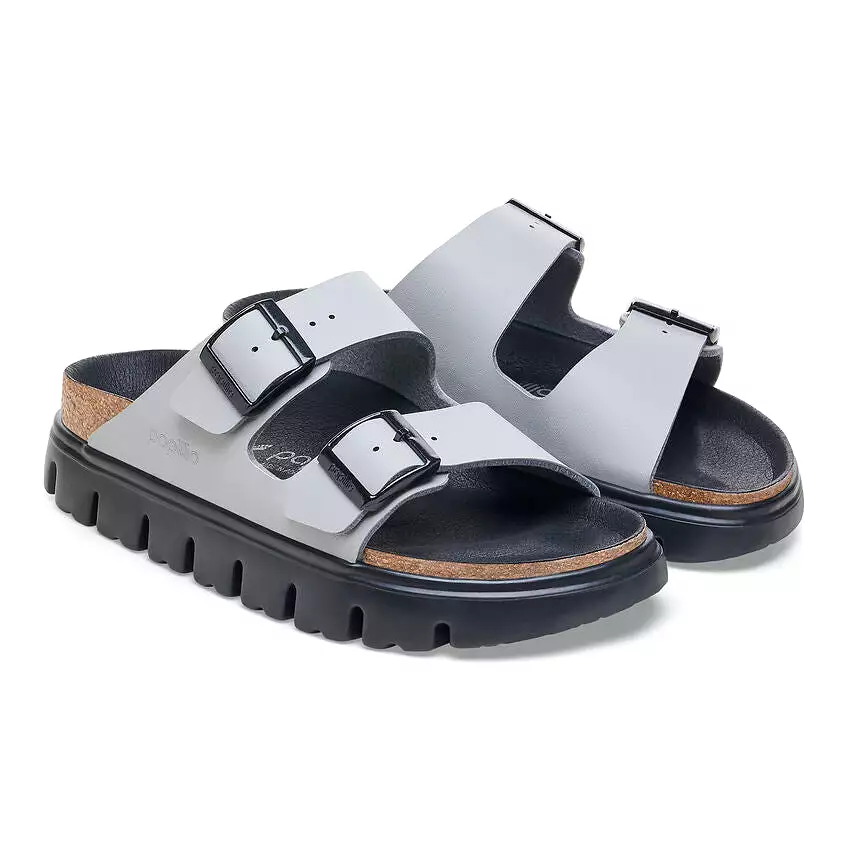 Birkenstock Women's Arizona Chunky Birko-Flor (Stone Coin - Narrow fit)