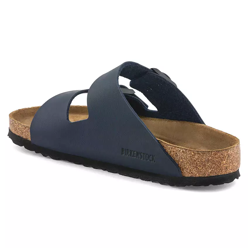 Birkenstock Women's Arizona Soft Footbed Birko-Flor (Blue - Narrow fit)