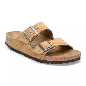 Birkenstock Women's Arizona Suede Embossed (New Beige - Narrow fit)