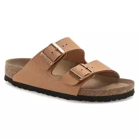 Birkenstock Women's Arizona Vegan Birkibuc (Pecan - Wide Fit)