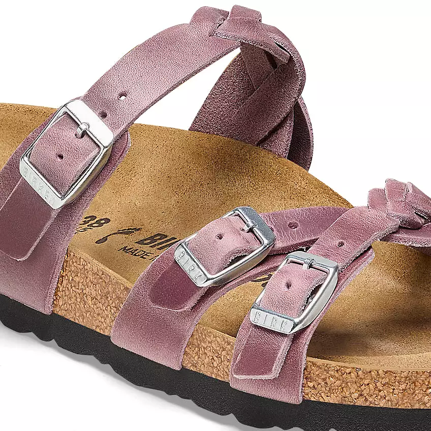 Birkenstock Women's Franca Oiled Leather (Lavender - Regular Fit)