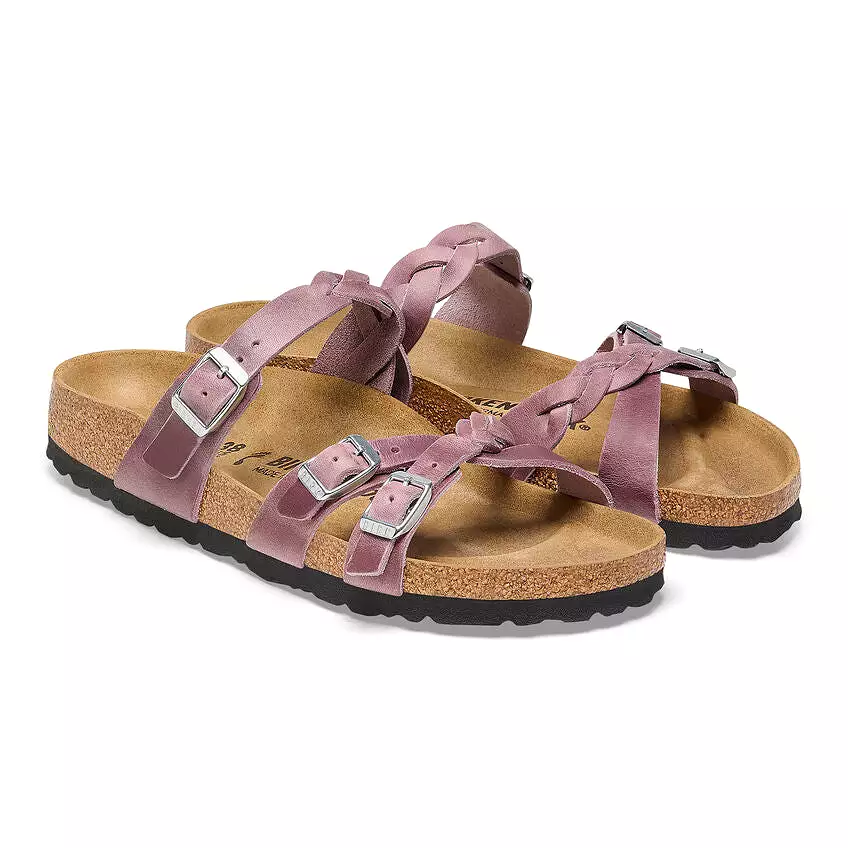 Birkenstock Women's Franca Oiled Leather (Lavender - Regular Fit)