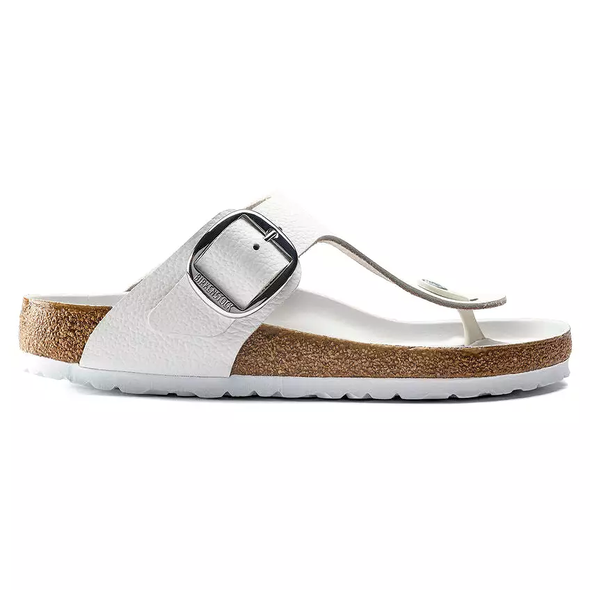 Birkenstock Women's Gizeh Big Buckle Leather (White)