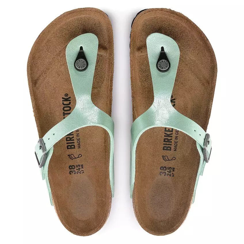 BIRKENSTOCK Women's Gizeh Birko-Flor (Graceful Matcha)