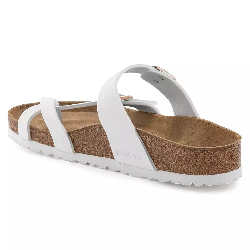 Birkenstock Women's Mayari Birko-Flor (White - Regular Fit)