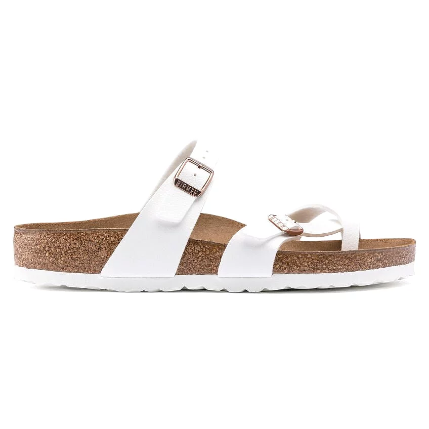 Birkenstock Women's Mayari - White Birko-Flor/Copper