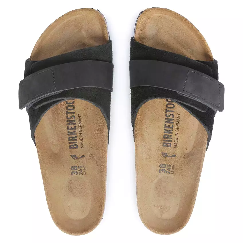 BIRKENSTOCK Women's Oita Suede Leather (Black - Narrow Fit)