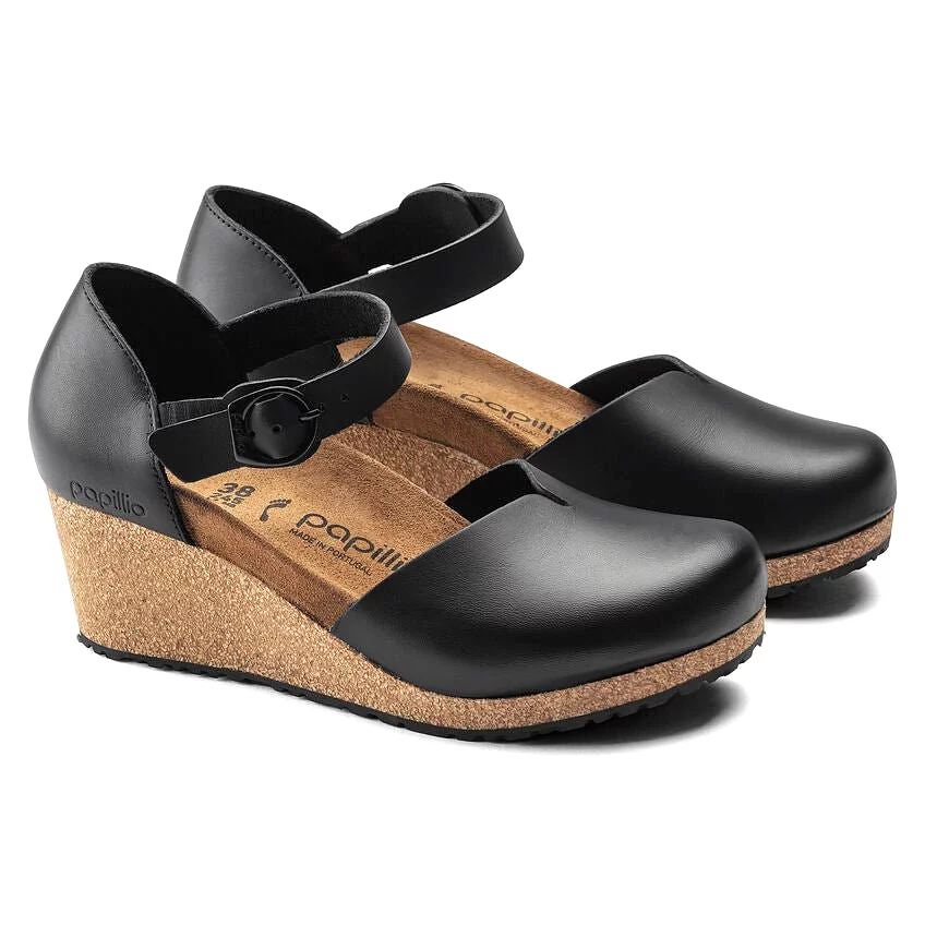 Birkenstock Women's Papillio Mary - Black Leather