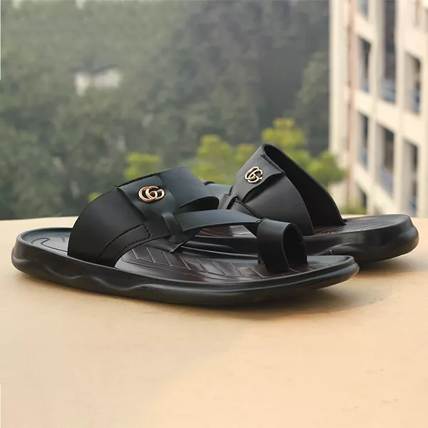 Black Slipper for men