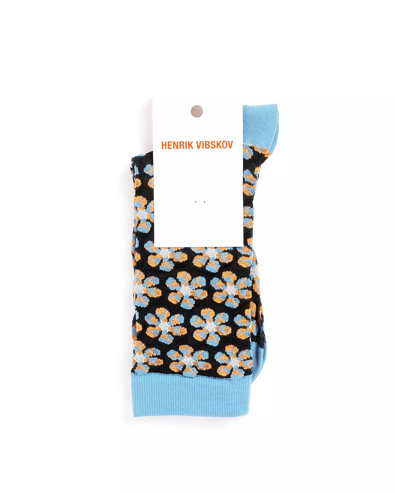 Boxing Flower Socks in Transparent Blue Box