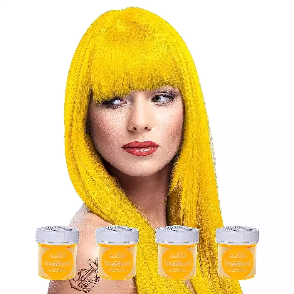 Bright Daffodil Directions Semi-Permanent Hair Colour