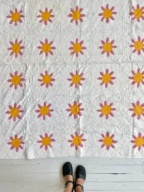 Bright Sun Applique Quilt