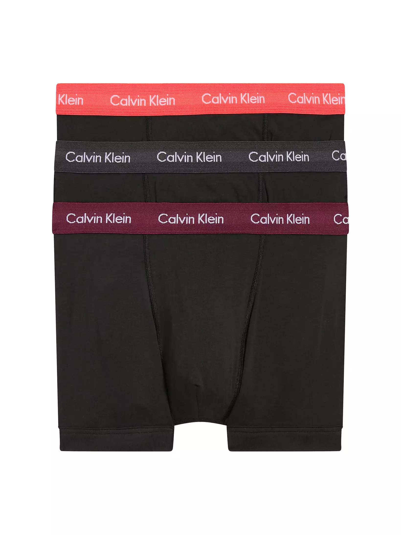 Calvin Klein Mens Classic Stretch Boxer Shorts/ Trunks (3-Pack)