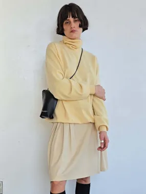 Cashmere Turtleneck - Lemon Cream