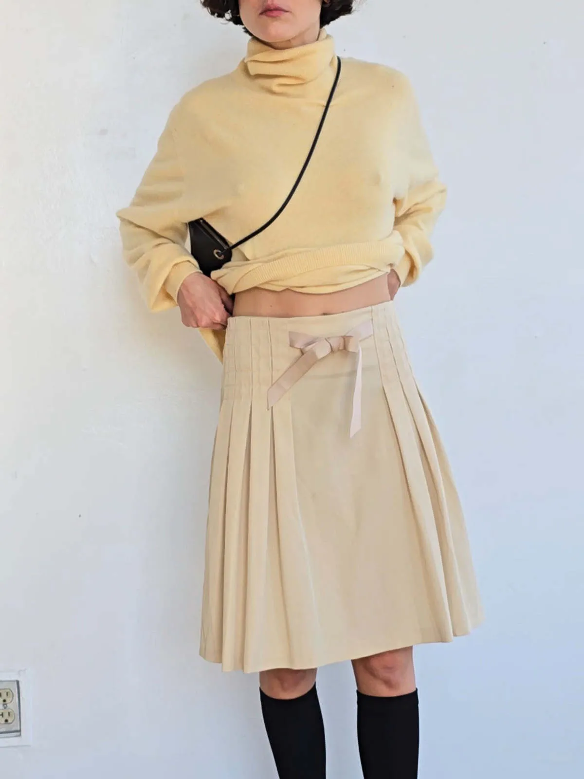 Cashmere Turtleneck - Lemon Cream