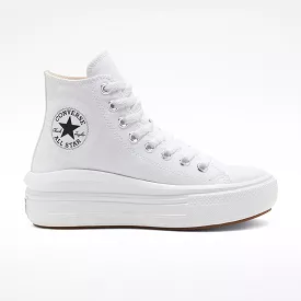 Converse - Women's Chuck Taylor All Star Move High Top White/Narural Ivory 568498C