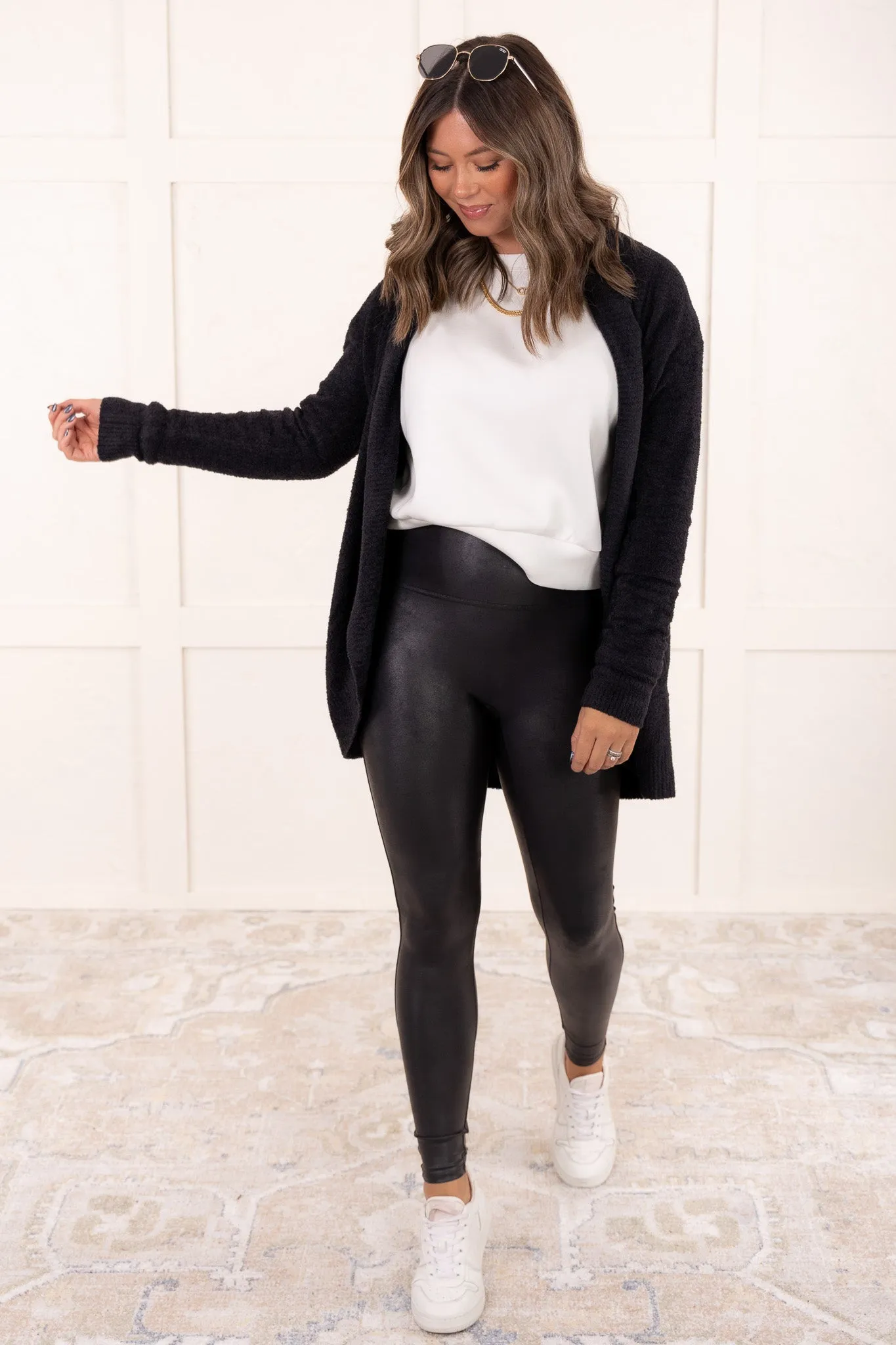 Cozychic Lite Circle Cardigan - Black | Barefoot Dreams