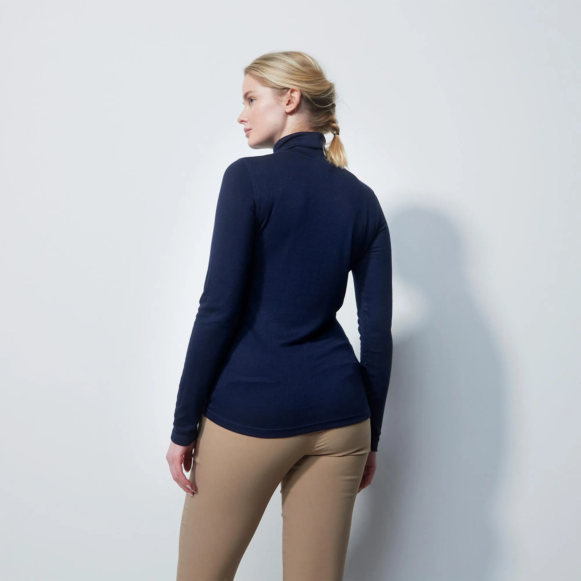 Daily Sports Ancona Ladies Golf Roll Neck Navy