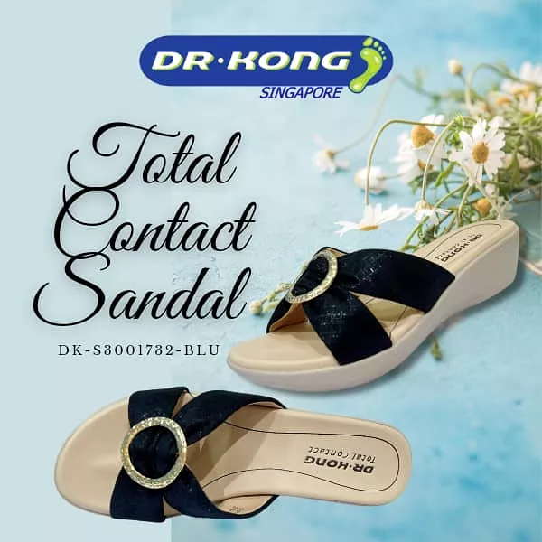 DR.KONG WOMEN TOTAL CONTACT SANDALS DK-S3001732-BLU(RP : $139)