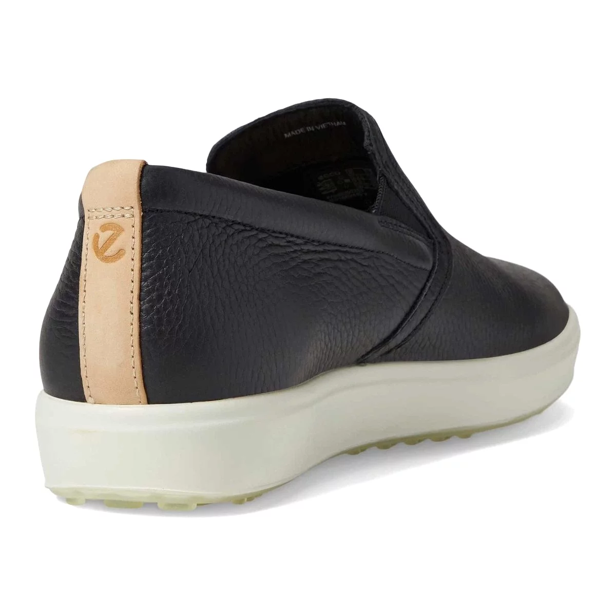 Ecco Women's Soft 7 Slip-On Black/Powder