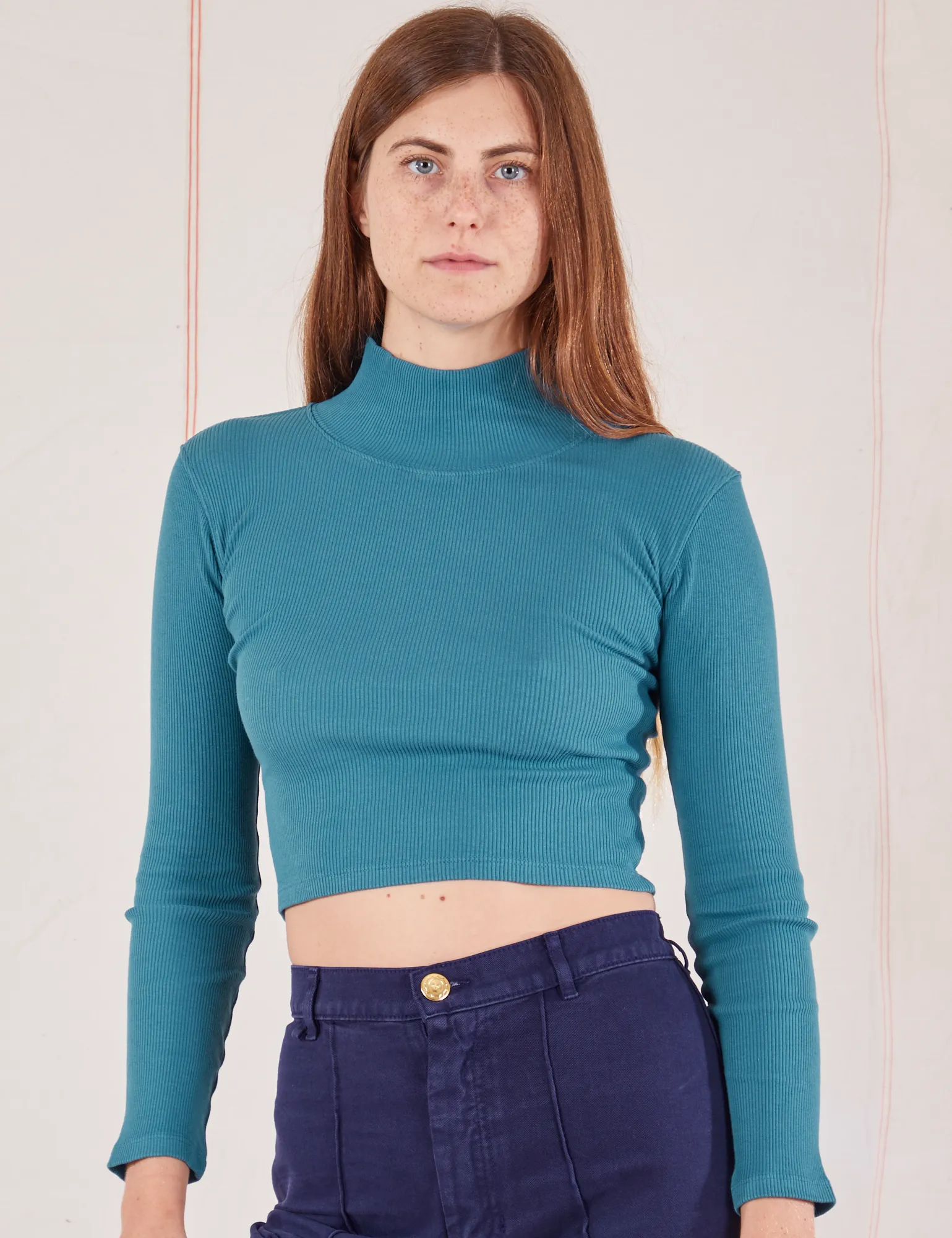 Essential Turtleneck - Marine Blue