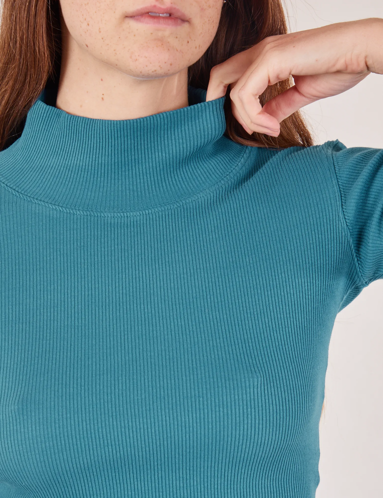 Essential Turtleneck - Marine Blue