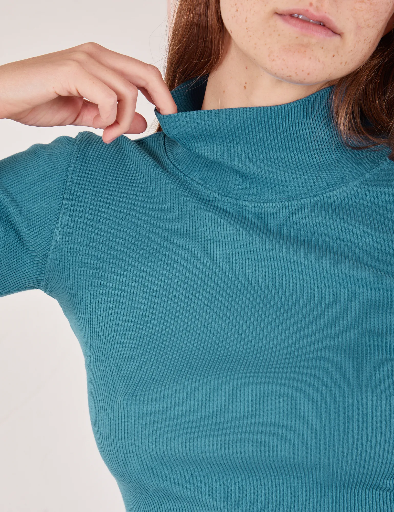 Essential Turtleneck - Marine Blue