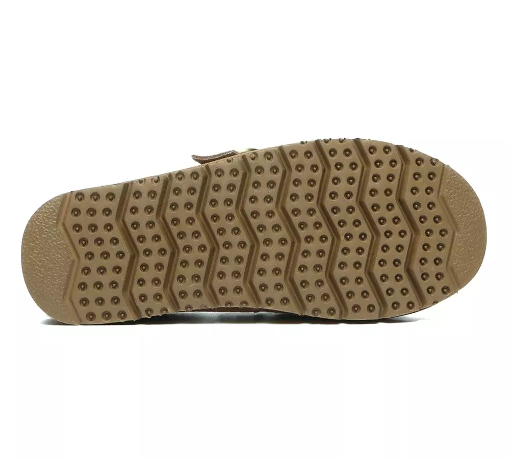 EVERAU Premium Sheepskin Slipper Women Cedar