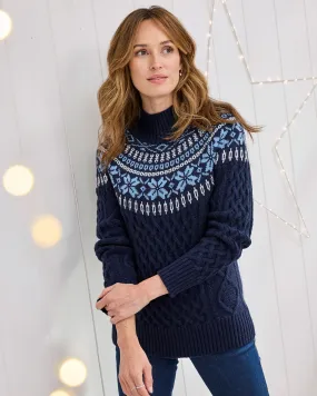 Fair Isle Turtleneck Jumper